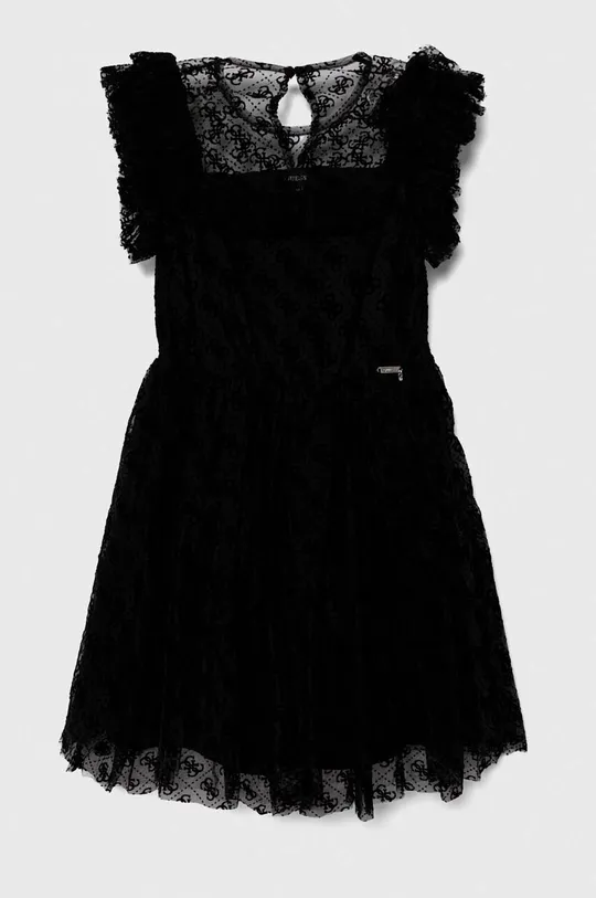 crna Dječja haljina Guess Za djevojčice