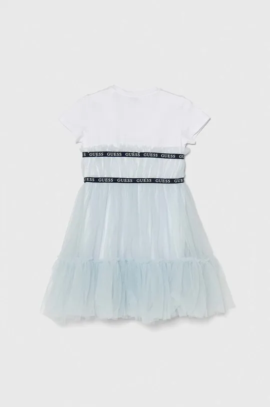 Παιδικό φόρεμα Guess Υλικό 1: 95% Βαμβάκι, 5% Σπαντέξ Υλικό 2: 100% Πολυαμίδη