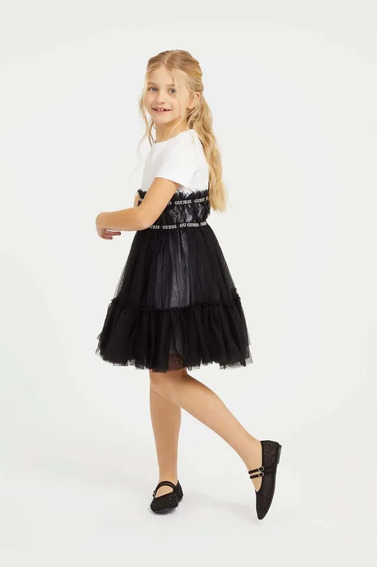 μαύρο Παιδικό φόρεμα Guess Για κορίτσια