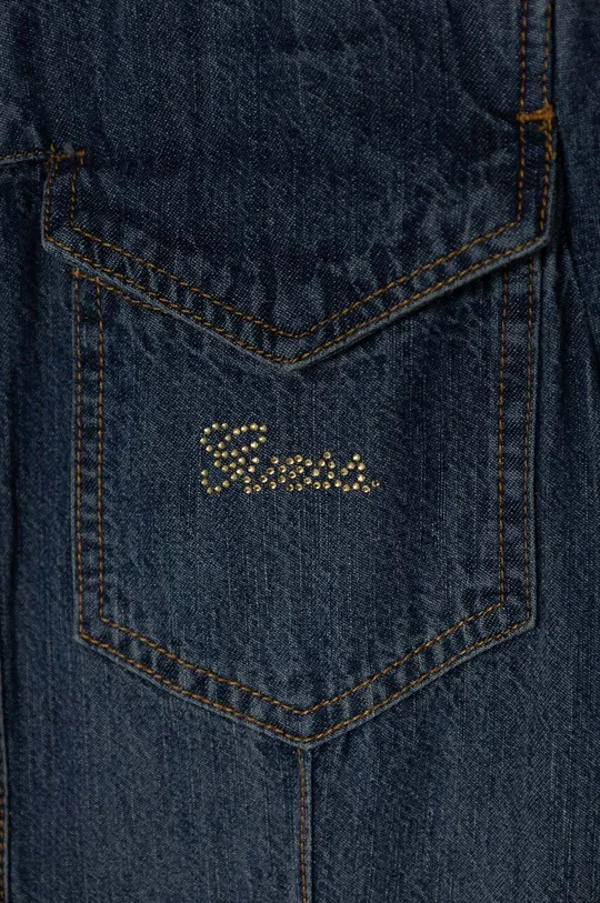 Otroška jeans obleka Guess 100 % Bombaž