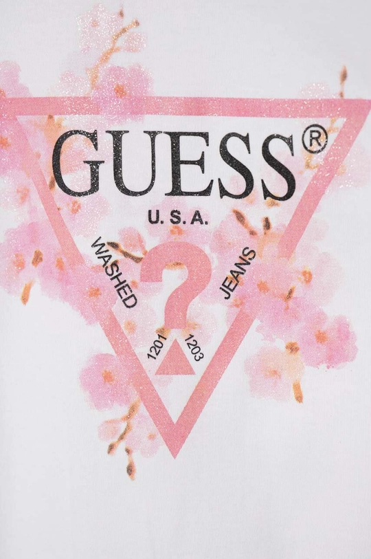 Παιδικό βαμβακερό φόρεμα Guess 100% Βαμβάκι