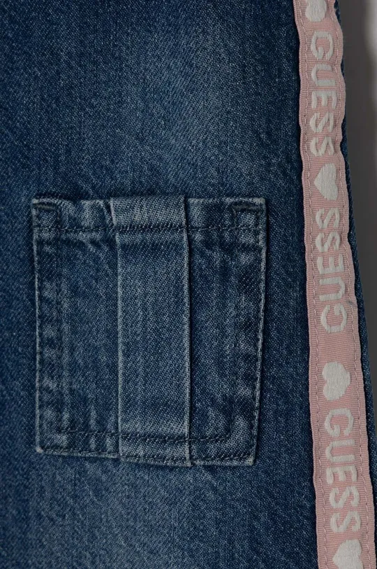Otroška jeans obleka Guess 100 % Bombaž