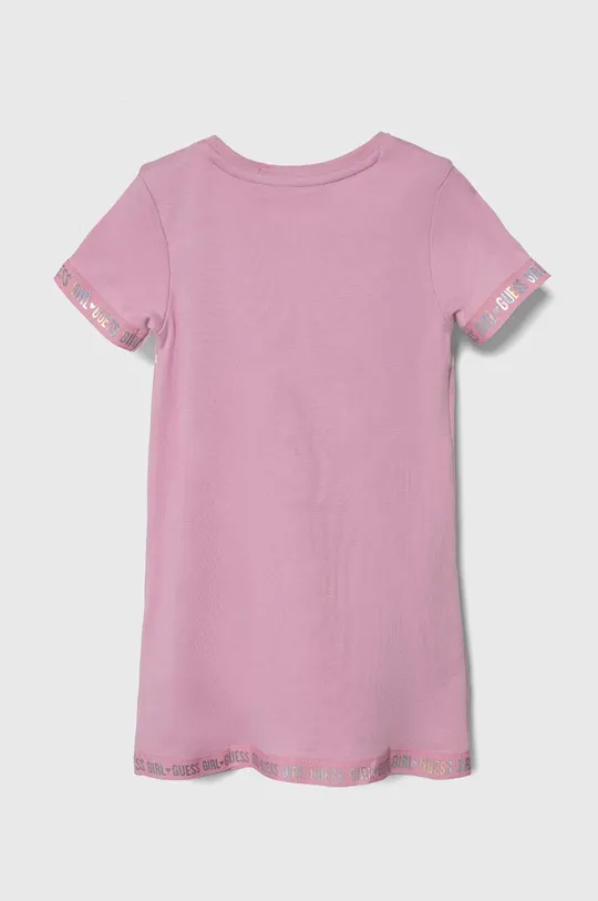 Guess vestito di cotone bambina rosa