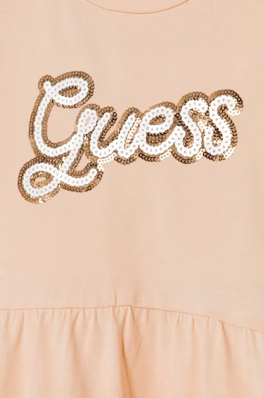 Παιδικό φόρεμα Guess 95% Βαμβάκι, 5% Σπαντέξ