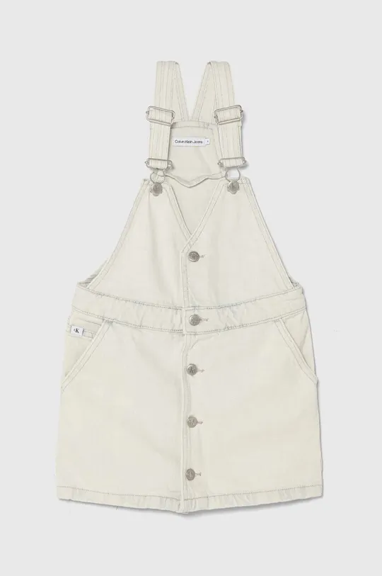 Calvin Klein Jeans gyerek farmerruha fehér