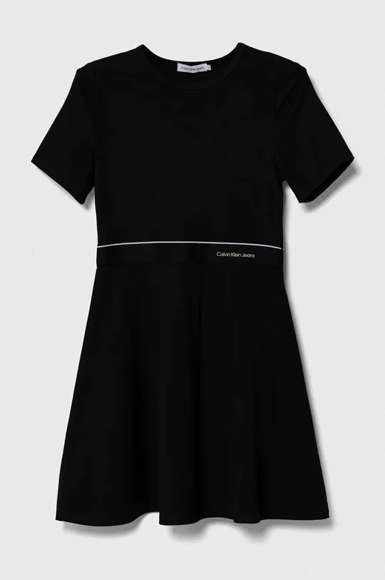 crna Dječja haljina Calvin Klein Jeans Za djevojčice