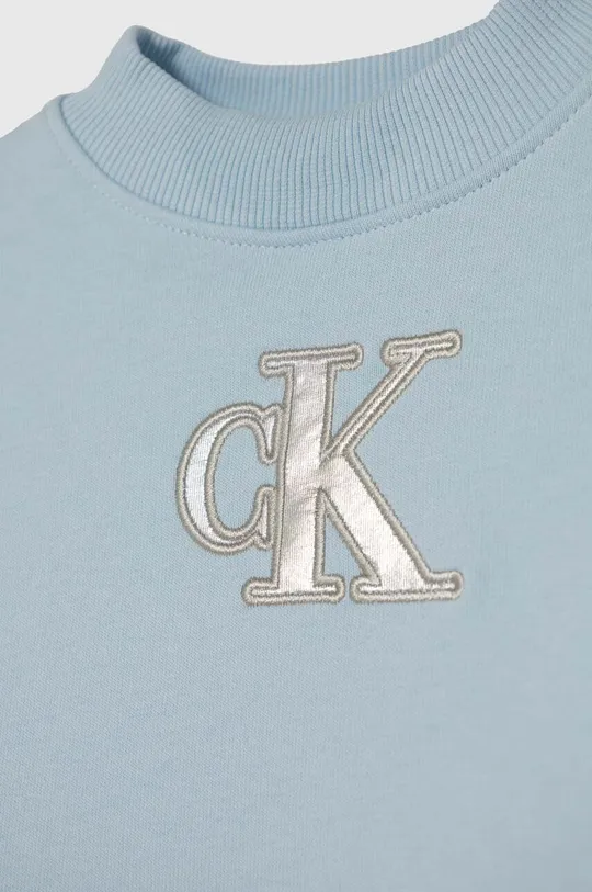 Dječja haljina Calvin Klein Jeans Temeljni materijal: 90% Pamuk, 10% Poliester Završni sloj: 98% Pamuk, 2% Elastan