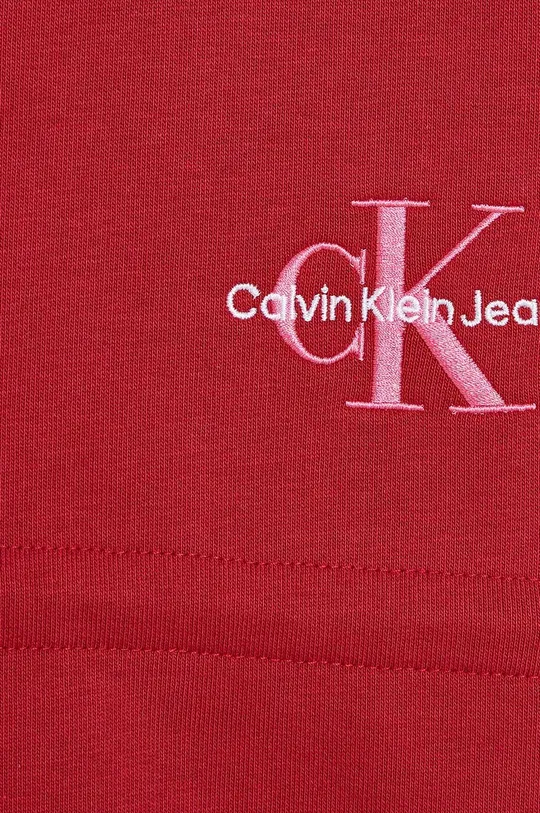 crvena Dječja haljina Calvin Klein Jeans