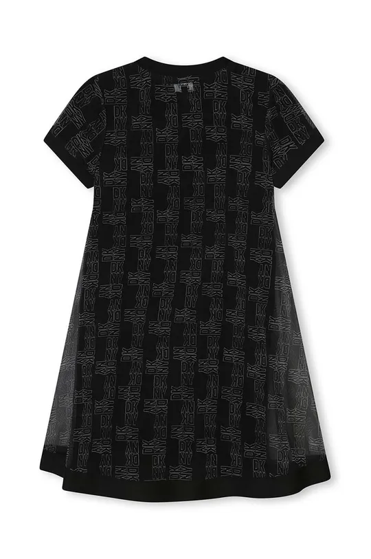 Παιδικό φόρεμα DKNY μαύρο