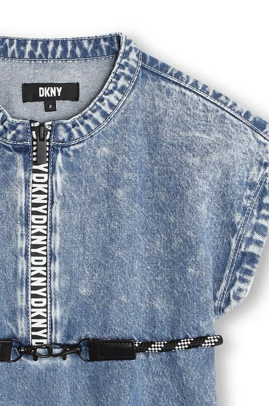 Otroška jeans obleka Dkny 100 % Bombaž