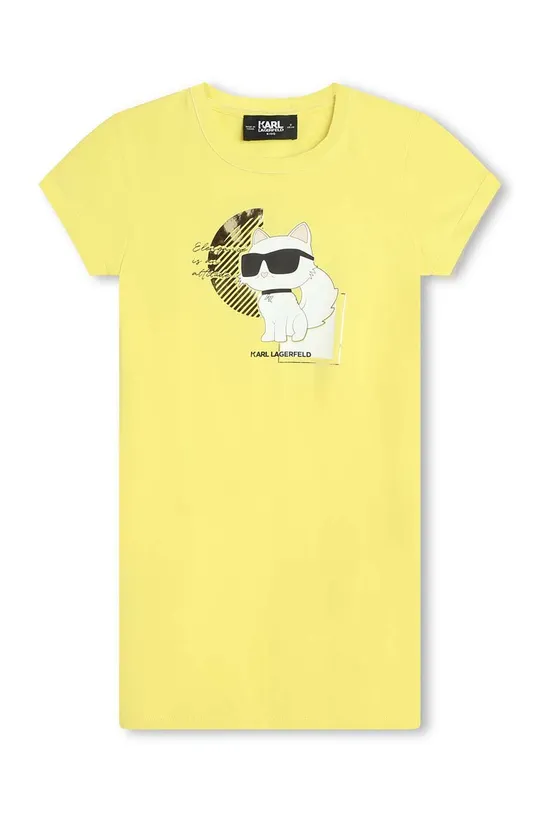 жёлтый Детское платье Karl Lagerfeld Для девочек
