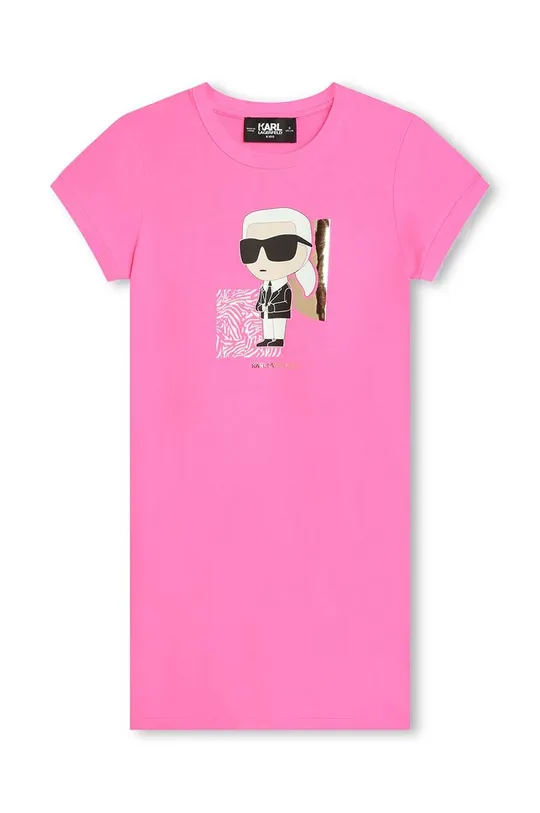 ροζ Παιδικό φόρεμα Karl Lagerfeld Για κορίτσια