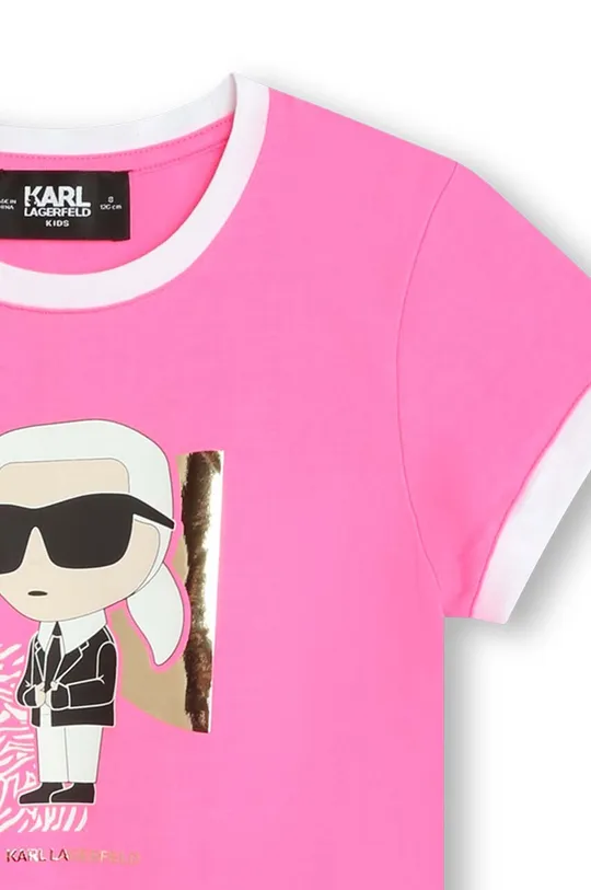 Karl Lagerfeld vestito bambina 72% Cotone biologico, 22% Modal, 6% Elastam