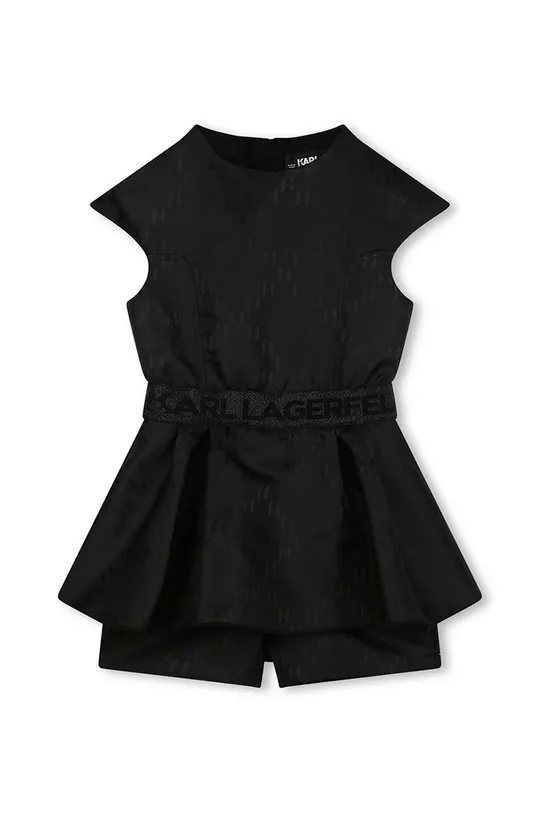 Dievčenské šaty Karl Lagerfeld čierna