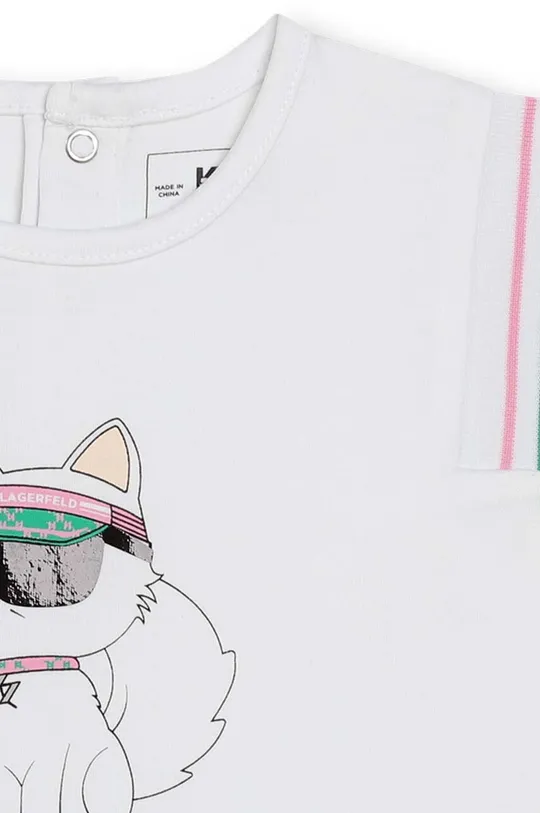 Karl Lagerfeld vestito in cotone neonata 100% Cotone