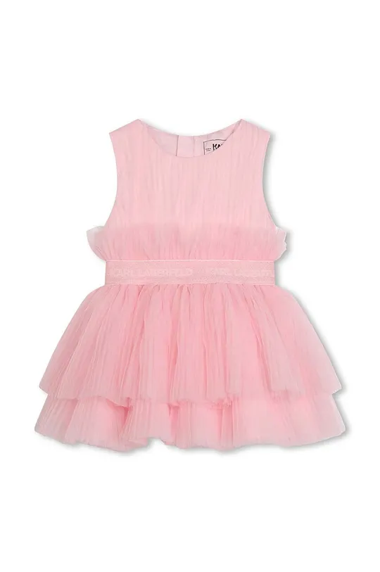 ροζ Φόρεμα μωρού Karl Lagerfeld Για κορίτσια