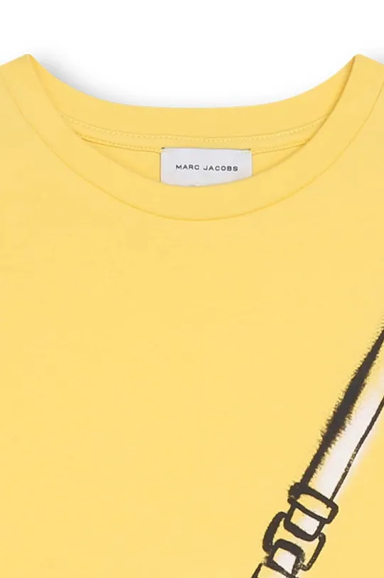 Dječja pamučna haljina Marc Jacobs 100% Pamuk
