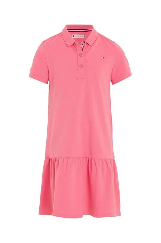 Dievčenské šaty Tommy Hilfiger ružová