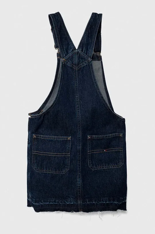 Tommy Hilfiger sukienka jeansowa dziecięca niebieski