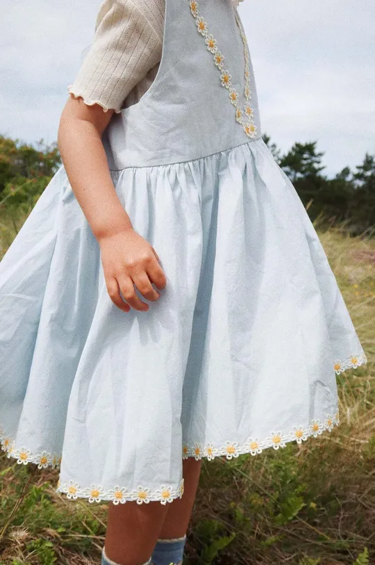 Dievčenské bavlnené šaty Konges Sløjd