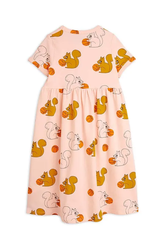 Dječja haljina Mini Rodini Squirrels roza