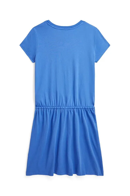 Polo Ralph Lauren sukienka bawełniana dziecięca niebieski