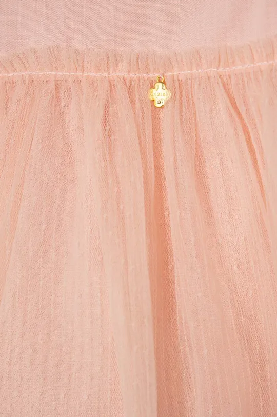 roza Otroška bombažna obleka Jamiks