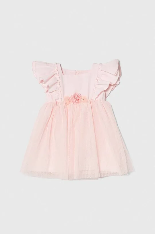 Дитяча бавовняна сукня Jamiks рожевий