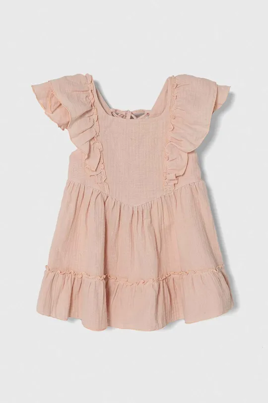 розовый Хлопковое детское платье Jamiks Для девочек