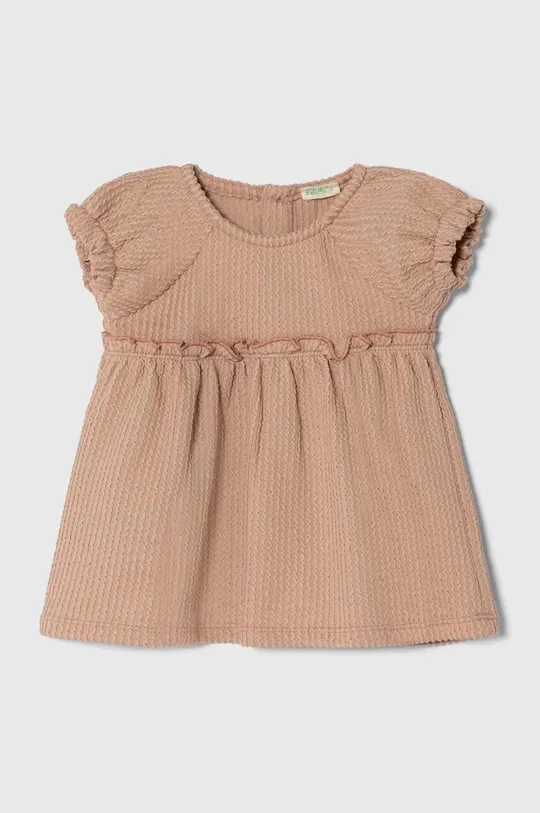 бежевый Платье для младенцев United Colors of Benetton Для девочек