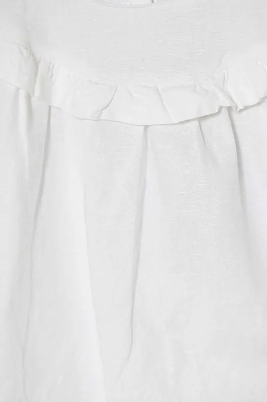 Dievčenské ľanové šaty United Colors of Benetton Základná látka: 56 % Ľan, 44 % Bavlna Podšívka: 100 % Bavlna