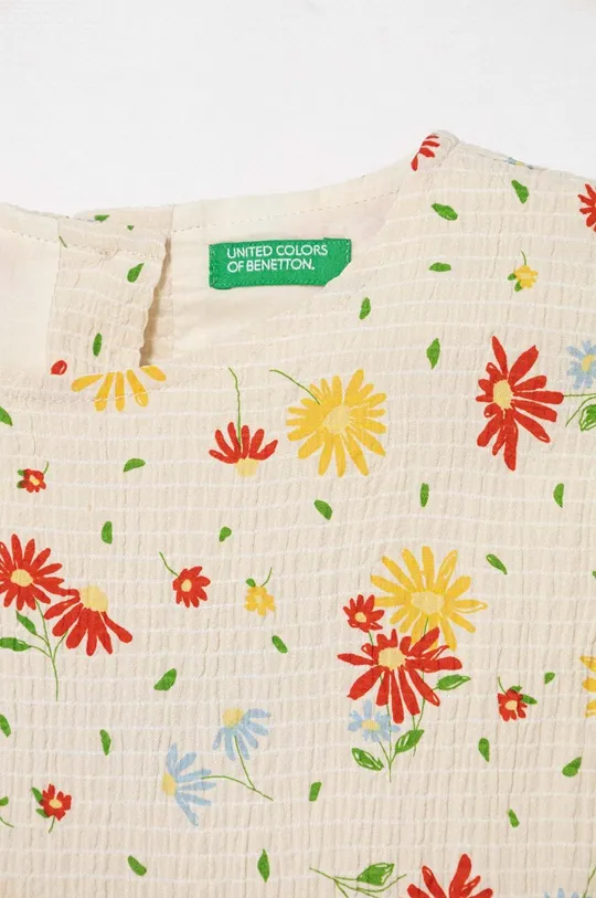 Dievčenské šaty United Colors of Benetton Základná látka: 50 % Polyester, 48 % Viskóza, 2 % Elastan Podšívka: 100 % Bavlna