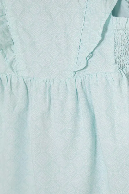 Dievčenské ľanové šaty United Colors of Benetton Základná látka: 55 % Ľan, 45 % Bavlna Podšívka: 100 % Bavlna
