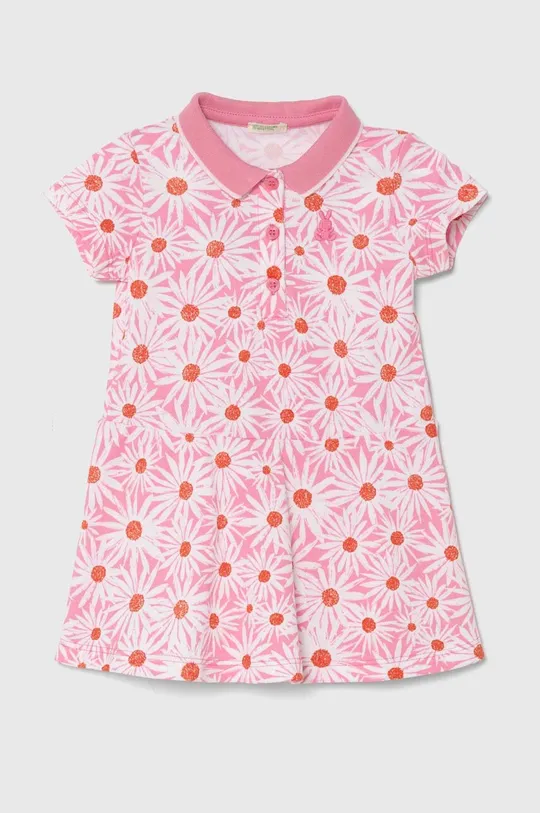 рожевий Сукня для немовлят United Colors of Benetton Для дівчаток