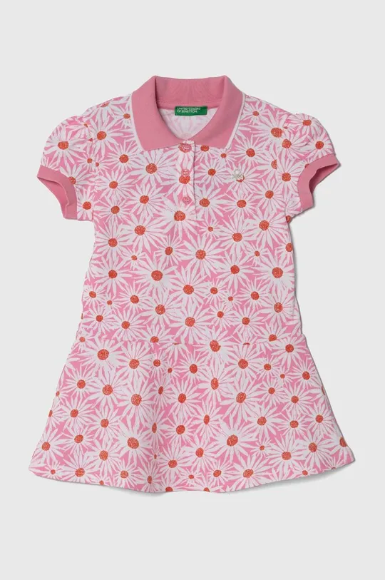 рожевий Дитяча сукня United Colors of Benetton Для дівчаток