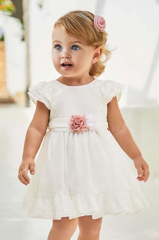 bela Obleka za dojenčka Mayoral Dekliški