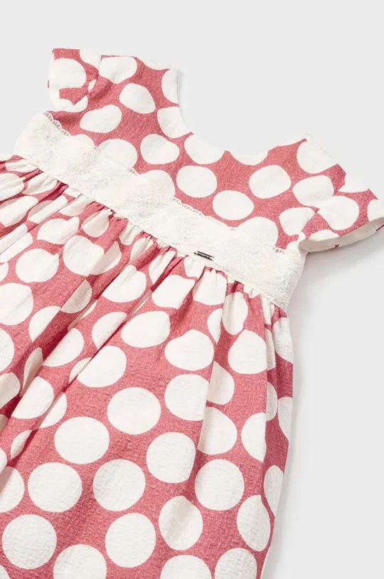 Šaty pre bábätká Mayoral 1. látka: 98 % Bavlna, 2 % Polyester 2. látka: 85 % Bavlna, 15 % Polyamid