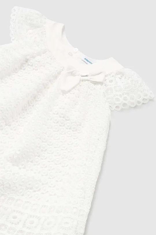 Šaty pre bábätká Mayoral 1. látka: 90 % Polyester, 10 % Bavlna 2. látka: 100 % Bavlna