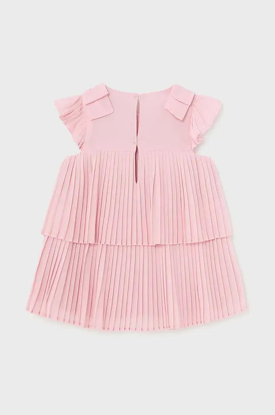Pamučna haljina za bebe Mayoral roza