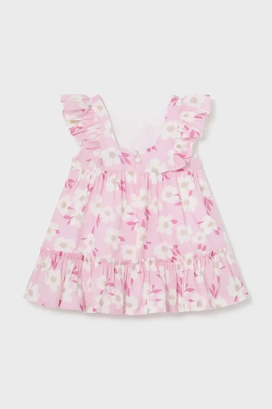 Mayoral sukienka bawełniana niemowlęca różowy