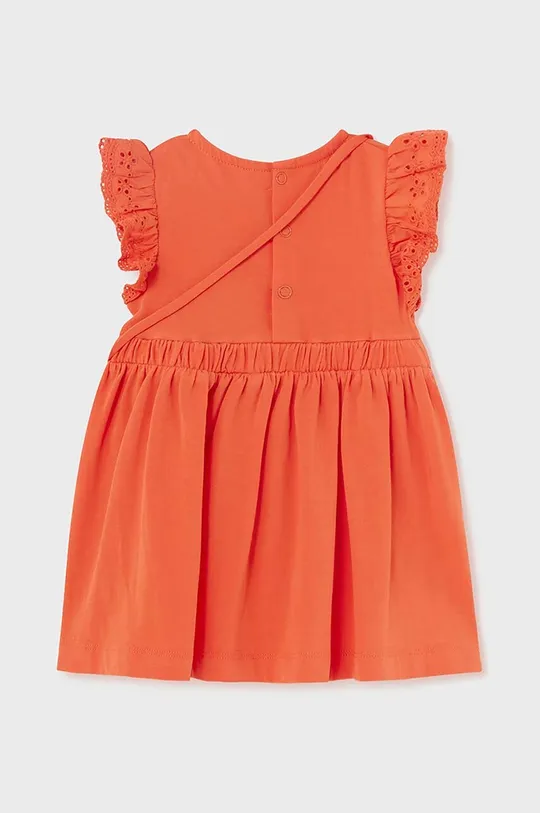 Φόρεμα μωρού Mayoral πορτοκαλί