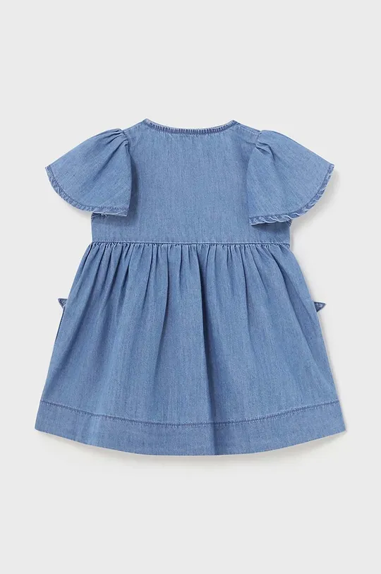 Detské bavlnené šaty Mayoral modrá