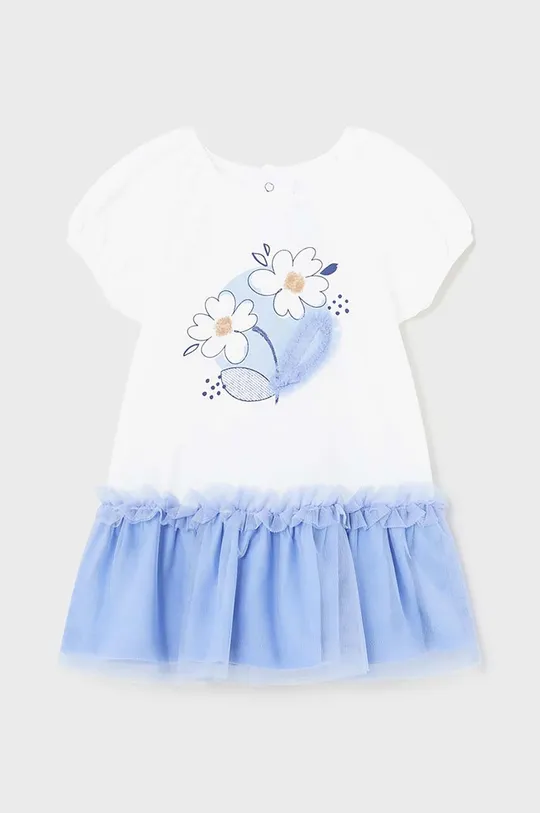 niebieski Mayoral sukienka niemowlęca Dziewczęcy