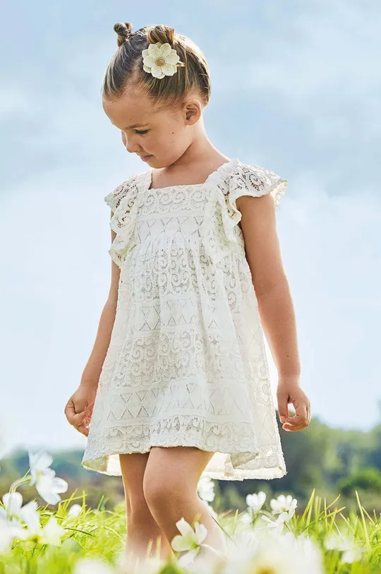 бежевий Дитяча сукня Mayoral Для дівчаток