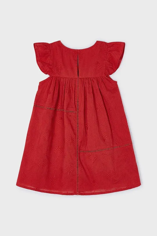 Παιδικό βαμβακερό φόρεμα Mayoral μωβ