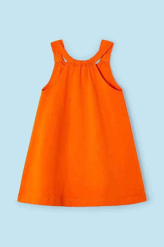 Otroška obleka Mayoral oranžna