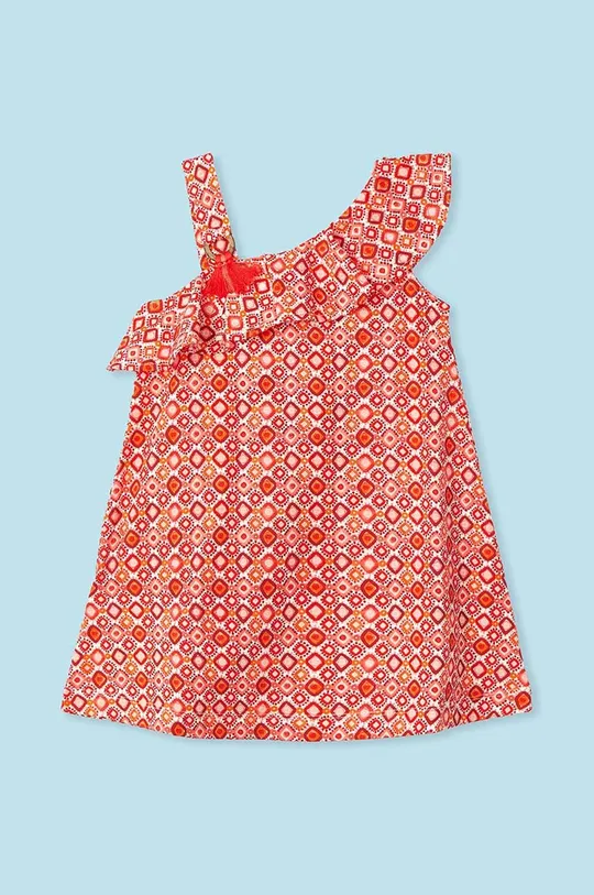 μωβ Παιδικό βαμβακερό φόρεμα Mayoral Για κορίτσια