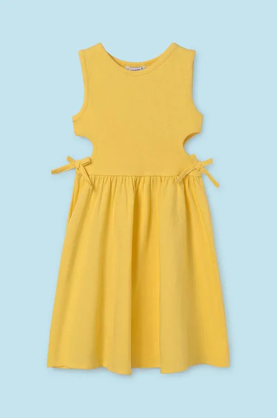 Dievčenské šaty Mayoral žltá