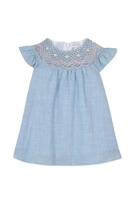 Tartine et Chocolat vestito di cotone bambina blu