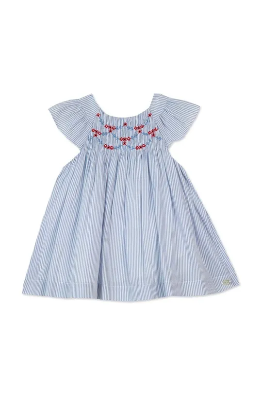 Pamučna haljina za bebe Tartine et Chocolat mornarsko plava